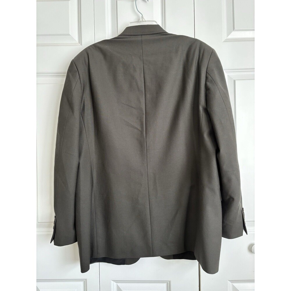 Ralph Lauren Men's WOOL Suit Jacket Blazer Sport 43R Gray Two Buttons Carrer - Picture 11 of 12